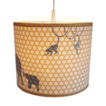 Hanglamp jungle silhouet | okergeel - Afbeelding 3