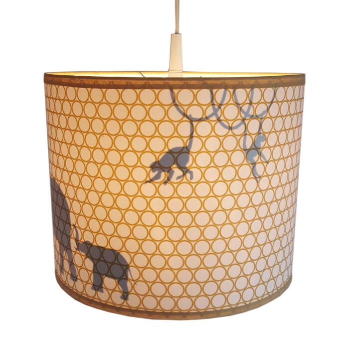 lamp-jungle-1 Hanglamp jungle silhouet | okergeel - Afbeelding 3