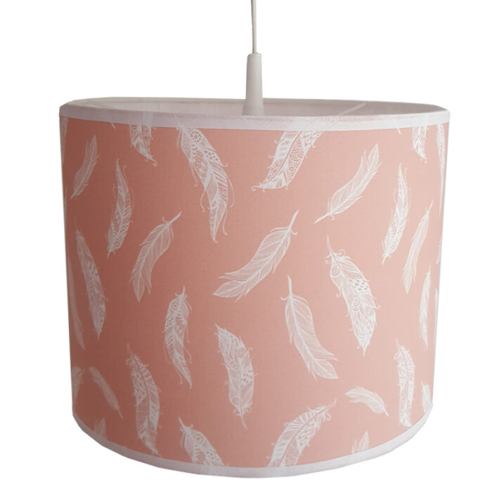 lamp-veertjes-zachtroze Hanglamp veertjes | Zacht roze OP=OP - Afbeelding 1