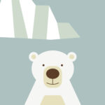 Muursticker Behangbaan IJsbeer - Afbeelding 4