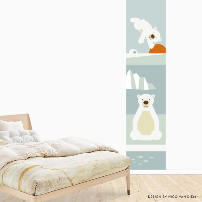 Muursticker Behangbaan IJsbeer - Afbeelding 2