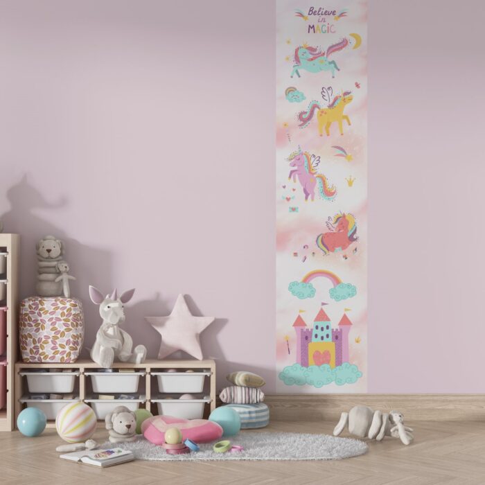 muursticker-baan-unicorn-eenhoorn Muursticker Behangbaan Eenhoorn - Afbeelding 2