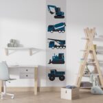 Muursticker Behangbaan Werktuigen - Afbeelding 4