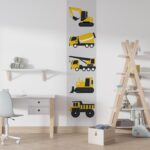 Muursticker Behangbaan Werktuigen - Afbeelding 3