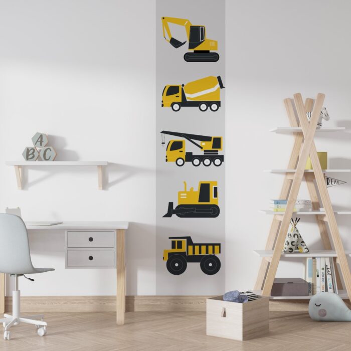 Muursticker Behangbaan Werktuigen - Afbeelding 3