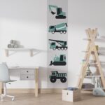 Muursticker Behangbaan Werktuigen - Afbeelding 2