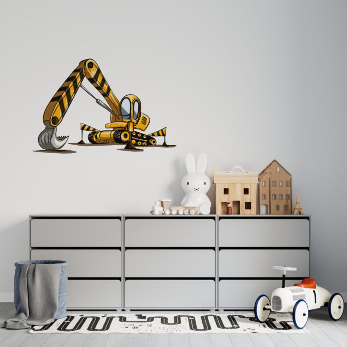 Muursticker Graafmachine - Afbeelding 2