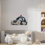 Muursticker Politieauto - Afbeelding 2