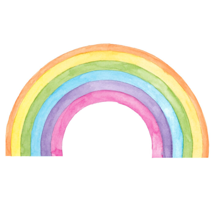 Muursticker Regenboog - Afbeelding 1
