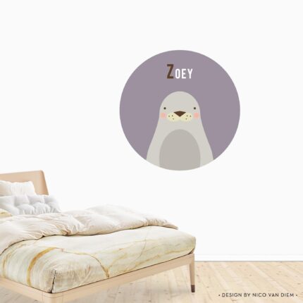 muursticker-zeehond
