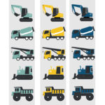 Muursticker Behangbaan Werktuigen