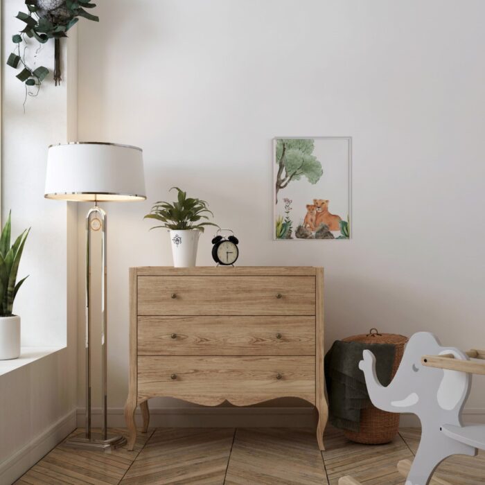 Poster Leeuwen in de jungle - Afbeelding 2