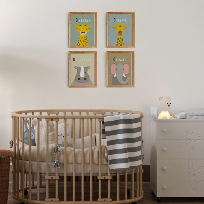 Posterset Afrikaanse Dieren | deel 2 - Afbeelding 2