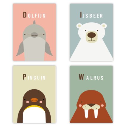 Posterset Pooldieren