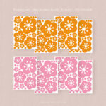 Muurstickers Bloesem twee kleuren - Afbeelding 3