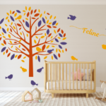 Muurstickers Boom met eigen naam - Afbeelding 2