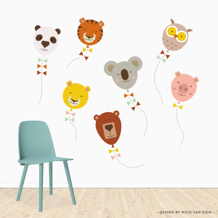 muurstickers-dierenballonnen-kidzstijl
