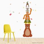 Muurstickers Dierentoren Beer - Afbeelding 3