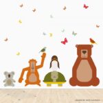 Muurstickers Dierentoren Beer - Afbeelding 2