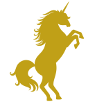 eenhoorn-muursticker