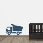 Muursticker Kiepwagen - Afbeelding 2