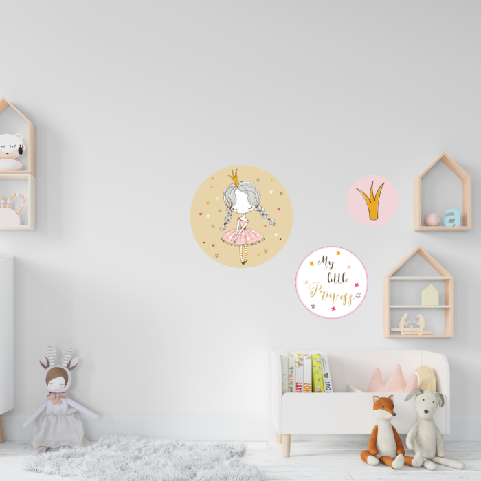 prinses-tekst-muurstickerset-kidzstijl prinses-tekst-muurstickerset-kidzstijl