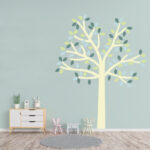 muursticker-boom-driekleuren