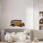 Muursticker Bus - Afbeelding 4