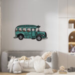 Muursticker Bus - Afbeelding 2