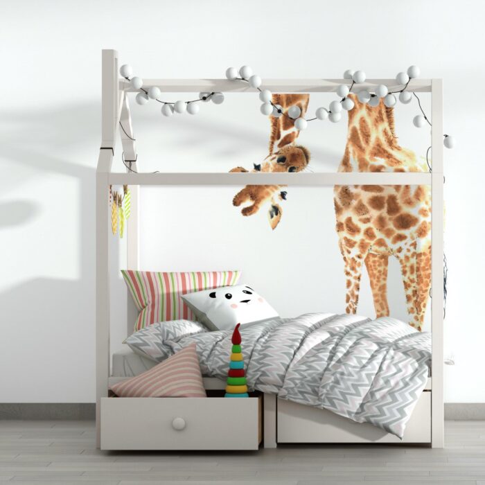 muursticker-giraffe-xxl-kidzstijl Muursticker Giraffe XXL - Afbeelding 2