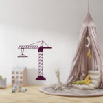 Muursticker Hijskraan | Versie 3 - Afbeelding 2
