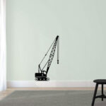 Muursticker Hijskraan | Versie 2 - Afbeelding 2
