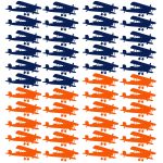 Muursticker vintage vliegtuig set | kleur naar keuze