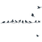 muursticker-vogeltak