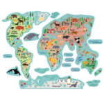 muursticker-wereld-dieren