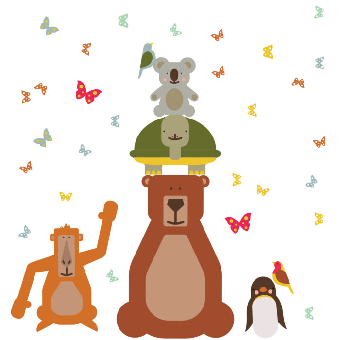 muurstickers-dierentoren-beer