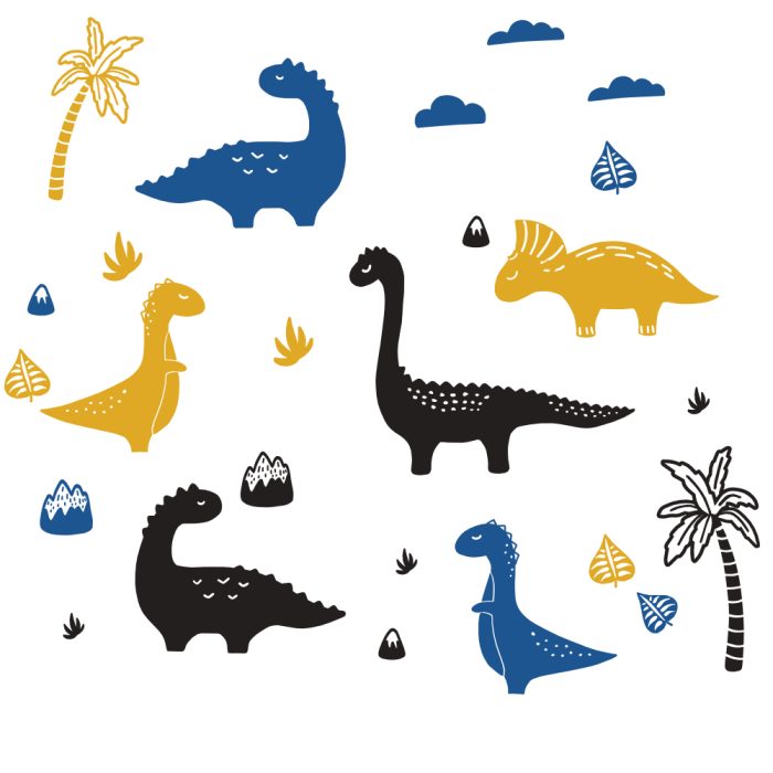 dino-muurstickers-3kleuren