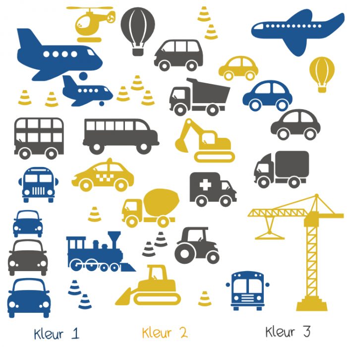 muurstickerset-voertuigen-groot-kidzstijl