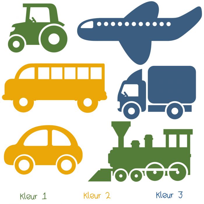 muurstickerset-voertuigen-tractor