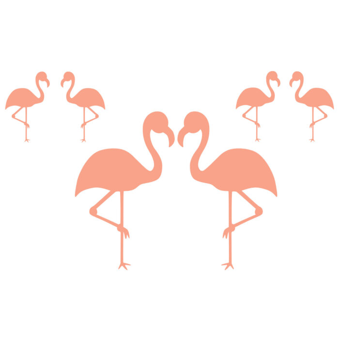 muurstickers-flamingos muurstickers-flamingos