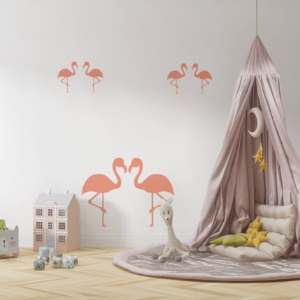 muurstickers-flamingos-kidzstijl