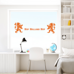 Muursticker Oranje WK Leeuw - Afbeelding 3