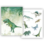 Poster Dino's | tweezijdig