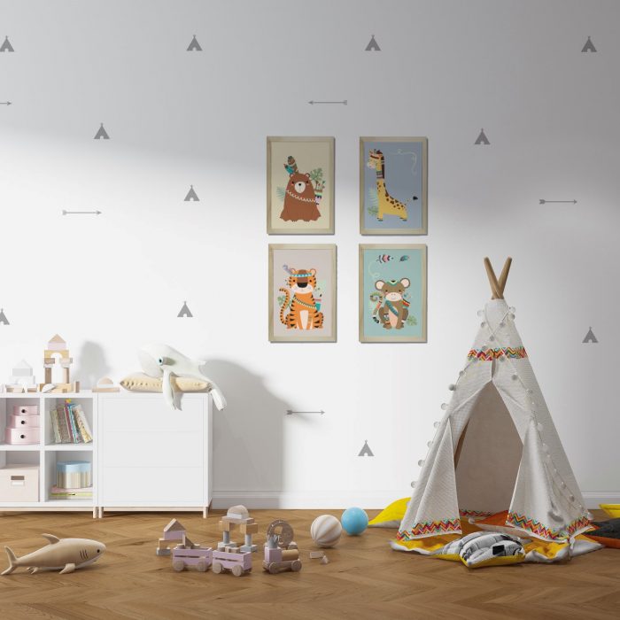muurstickers-tipi-tent-kidzstijl