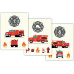 Posterset Brandweer