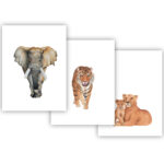Posterset Jungledieren