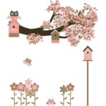 muursticker-tak-uilen