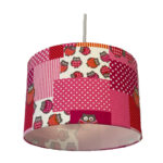 Kinderlamp roze met uiltjes Ø30 cm | OP=OP