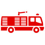 muursticker-brandweerauto