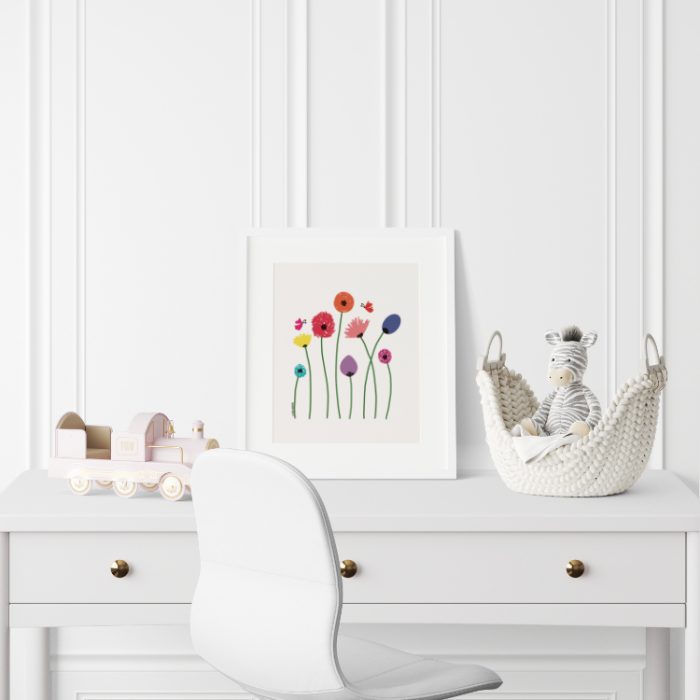 poster-bloemen-vlinders